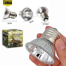 Cargar imagen en el visor de la galería, Kit 4 bombillas UVB 3.0 25W y 50W + Portalámparas
