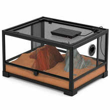 Cargar imagen en el visor de la galería, Panel Radiante Calefactor con Ventilador para Terrarios – Potencia Regulable