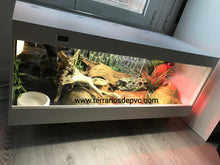 Cargar imagen en el visor de la galería, terrario pvc pogona completo para reptiles (6748939223239)