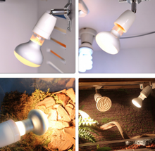 Cargar imagen en el visor de la galería, portabombillas portalamparas casquillos terrario de pvc (6748938436807)