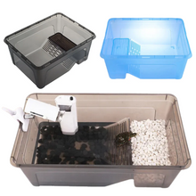 Cargar imagen en el visor de la galería, Tortuguera para Tortugas Acuáticas con Zona Seca – Hábitat Completo, Ventilado y Fácil de Limpiar