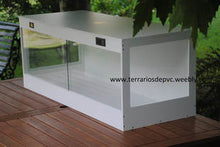 Cargar imagen en el visor de la galería, Terrario completo pvc reptiles ventanas tortugas rusa sulcata pardalis (6748939059399)