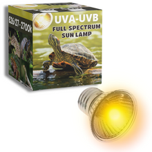 Cargar imagen en el visor de la galería, Bombilla UVB 3.0 25W y 50W - Luz Solar de Espectro Completo para Reptiles y Anfibios
