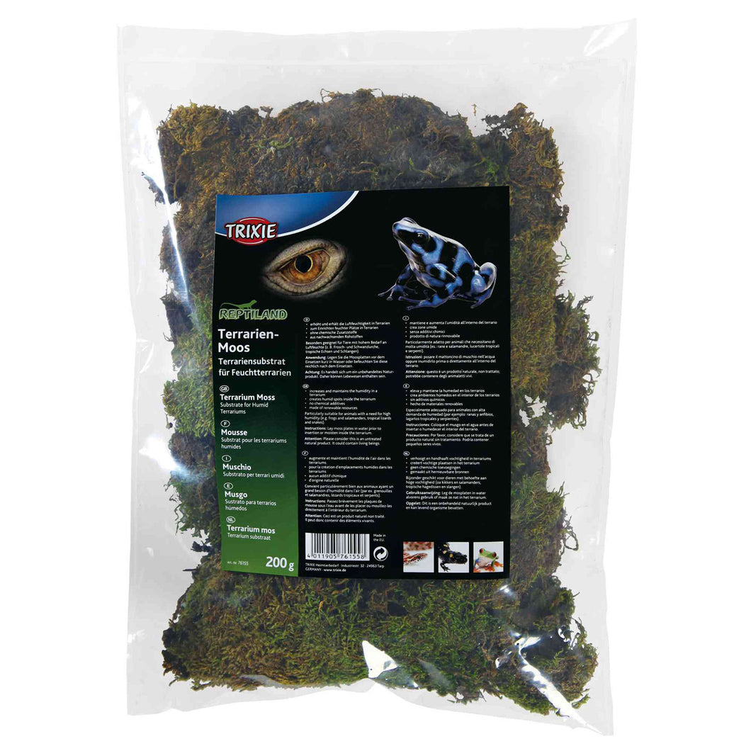 Sustrato Vivarios Húmedo, 200 g Musgo