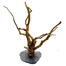 Cargar imagen en el visor de la galería, Rama natural con base de piedra
