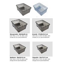 Cargar imagen en el visor de la galería, Tortuguera para Tortugas Acuáticas con Zona Seca – Hábitat Completo, Ventilado y Fácil de Limpiar
